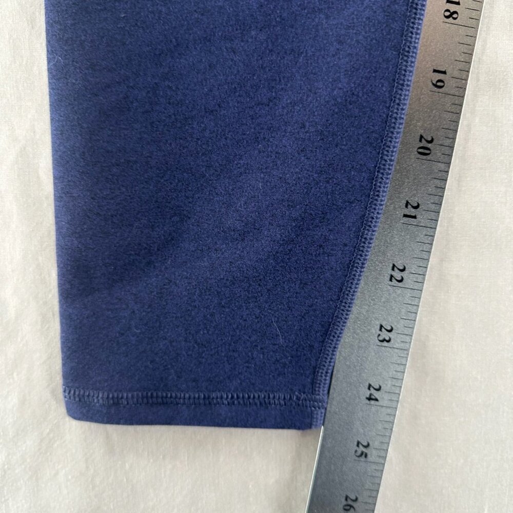 Fabletics Winn II Colorblock Crossover V-Waist 7/8 Leggings Women M Blue Heather - Picture 8 of 12